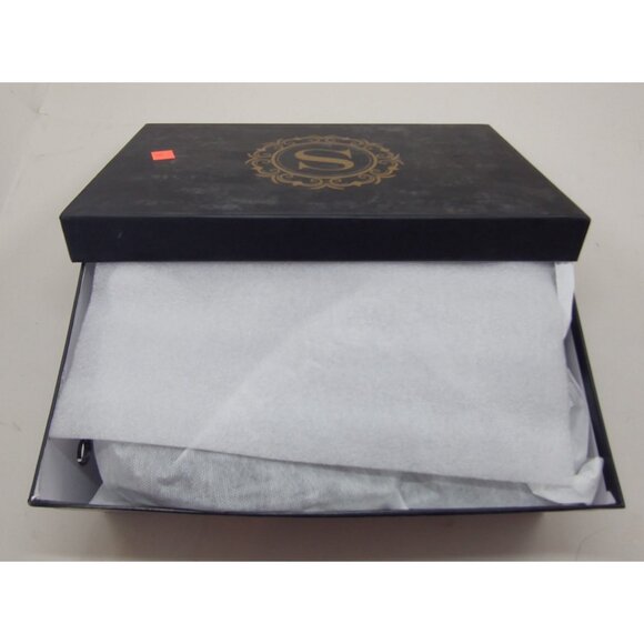 Snover AL6-13 Men's Black Leather Ankle Boots Premium Dress Footwear - Picture 6 of 16